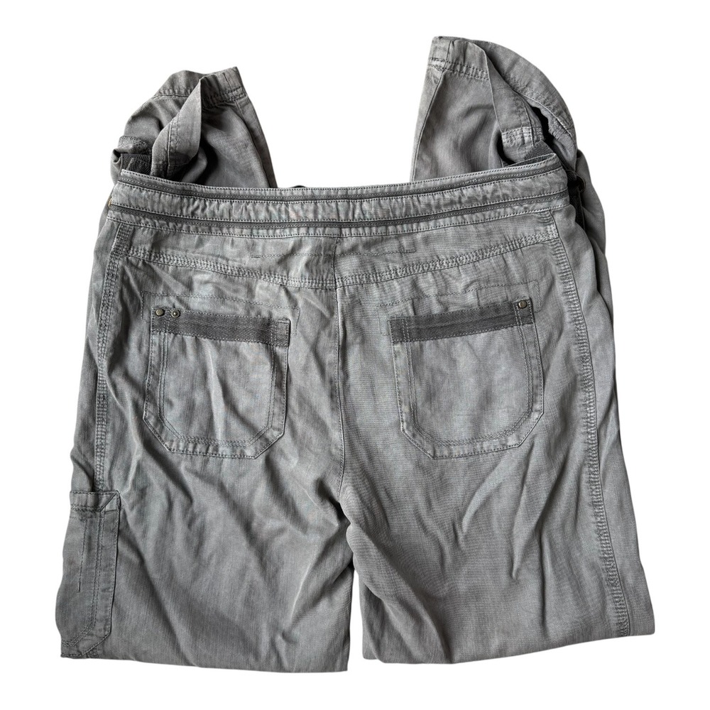 Anthropologie Marrakech Gray Utility Cargo Pants 26 Brooklyn Lyocell Grunge Chic - Picture 4 of 7